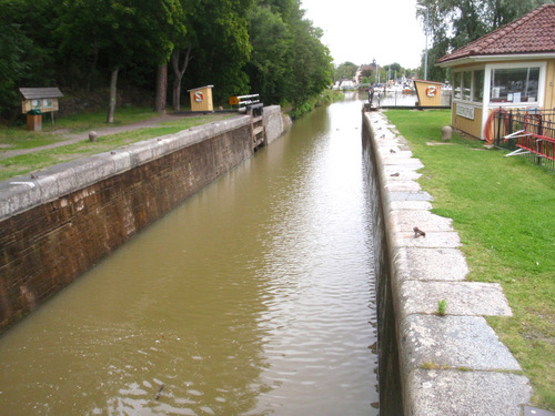 Lock open to low side.